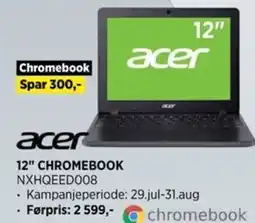 POWER 12" CHROMEBOOK NXHQEED008 tilbud
