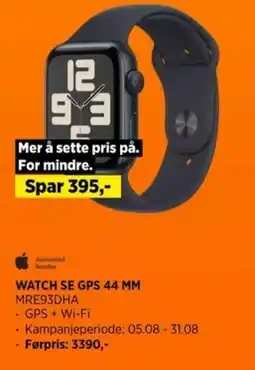 POWER WATCH SE GPS 44 MM MRE93DHA tilbud