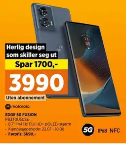 POWER EDGE 50 FUSION PB3T0030SE tilbud