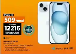 POWER IPHONE 15 128 GB IP15128GBLU tilbud