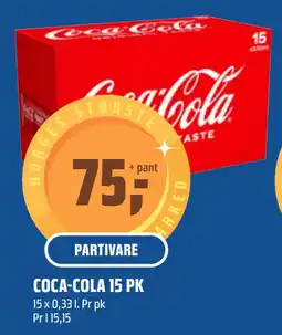 Coop Obs COCA-COLA 15 PK tilbud