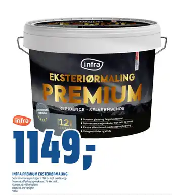 Coop Obs INFRA PREMIUM EKSTERIØRMALING tilbud