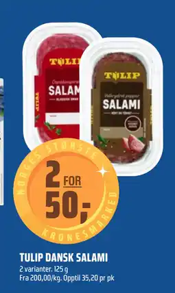 Coop Obs TULIP DANSK SALAMI tilbud