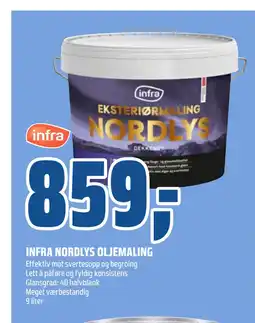 Coop Obs INFRA NORDLYS OLJEMALING tilbud