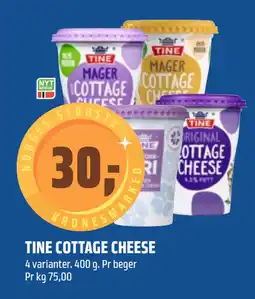 Coop Obs TINE COTTAGE CHEESE tilbud