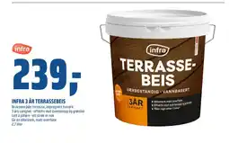 Coop Obs INFRA 3 ÅR TERRASSEBEIS tilbud