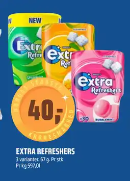 Coop Obs EXTRA REFRESHERS tilbud