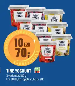 Coop Obs TINE YOGHURT tilbud