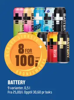 Coop Obs BATTERY tilbud
