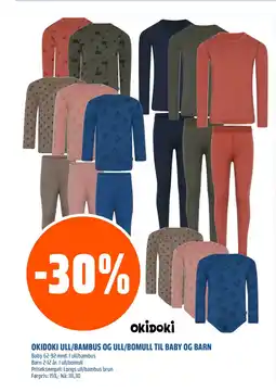 Coop Obs Longs ull/bambus brun tilbud