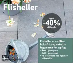 Flisekompaniet RAK CANVAS LIGHT GREY 60X60 CM tilbud