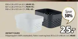 JYSK INFINITY KURV tilbud