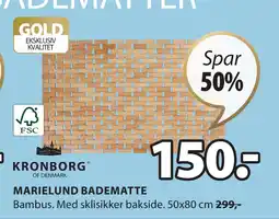 JYSK MARIELUND BADEMATTE tilbud