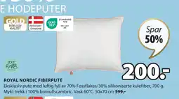 JYSK ROYAL NORDIC FIBERPUTE tilbud
