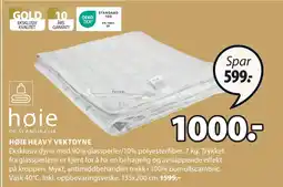 JYSK HØIE HEAVY VEKTDYNE tilbud