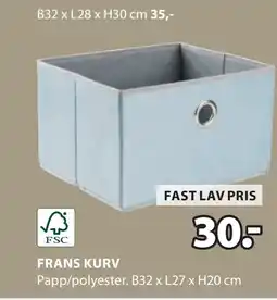 JYSK FRANS KURV tilbud