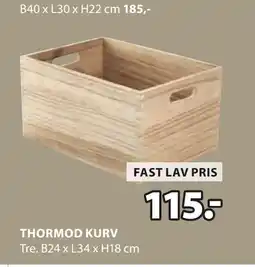 JYSK THORMOD KURV tilbud