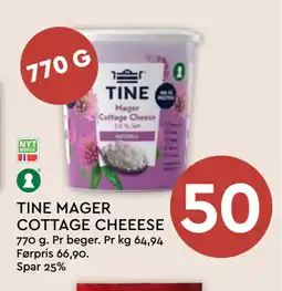 Coop Mega TINE MAGER COTTAGE CHEEESE tilbud
