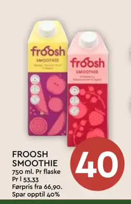 Coop Mega FROOSH SMOOTHIE tilbud