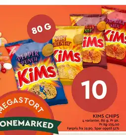Coop Mega KIMS CHIPS tilbud