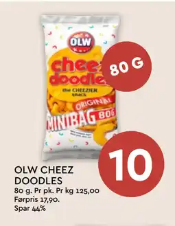 Coop Mega OLW CHEEZ DOODLES tilbud