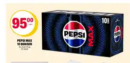 Coop Extra PEPSI MAX 10 BOKSER tilbud