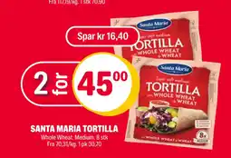 Coop Extra SANTA MARIA TORTILLA tilbud