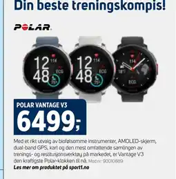 Sport 1 POLAR VANTAGE V3 tilbud
