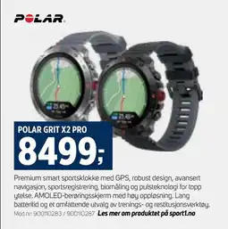 Sport 1 POLAR GRIT X2 PRO tilbud