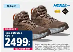Sport 1 HOKA ANACAPA 2 MID GTX tilbud