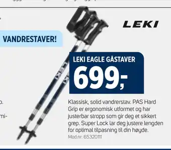 Sport 1 LEKI EAGLE GÅSTAVER tilbud