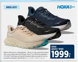 Sport 1 HOKA ARAHI 7 WIDE tilbud