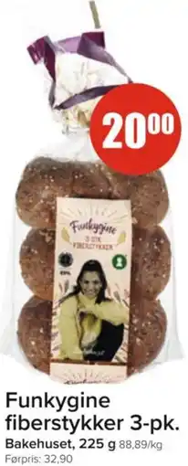Spar Funkygine fiberstykker 3-pk. tilbud