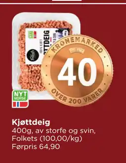 Meny Kjøttdeig tilbud