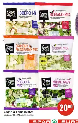 Spar Grønn & Frisk salater tilbud