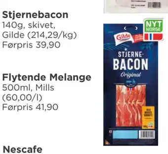 Meny Stjernebacon tilbud