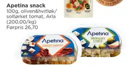 Meny Apetina snack tilbud