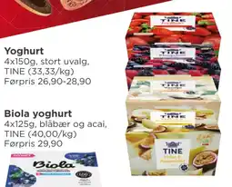 Meny Yoghurt tilbud