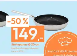 Gigaboks Stekepanne Ø 20 cm tilbud