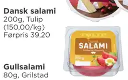 Meny Dansk salami tilbud