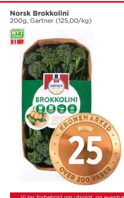 Meny Norsk Brokkolini tilbud