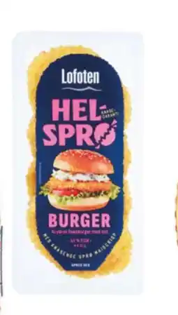 Meny Fiskeburger tilbud