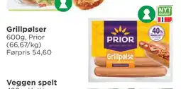 Meny Grillpølser tilbud