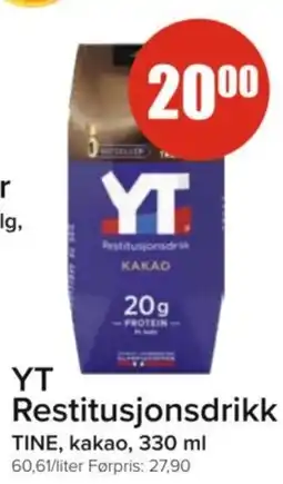 Spar ΥΤ Restitusjonsdrikk tilbud