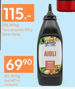 Gigaboks Aioli 690 ml tilbud