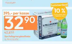 Gigaboks San Pellegrino glassflaske tilbud