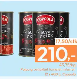 Gigaboks Polpa grovhakket tomater m/urter tilbud