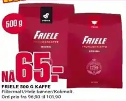 Europris FRIELE 500 G KAFFE tilbud