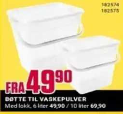 Europris BØTTE TIL VASKEPULVER tilbud