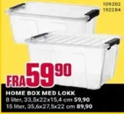 Europris HOME BOX MED LOKK tilbud